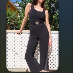 Kenar Black Wide Leg Jumpsuit S